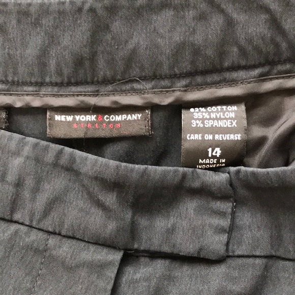 New York & Co. navy wide leg - Picture 2 of 3